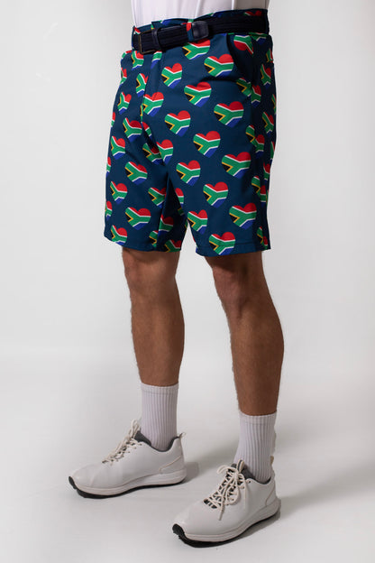 SA HEART GOLF SHORTS