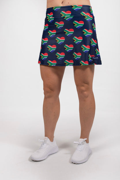 SA HEART GOLF SKORT