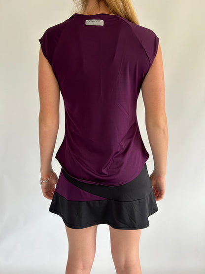 BLACK/PURPLE SKORT SMALL