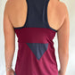 MAROON AND NAVY HIGH NECK SMALL