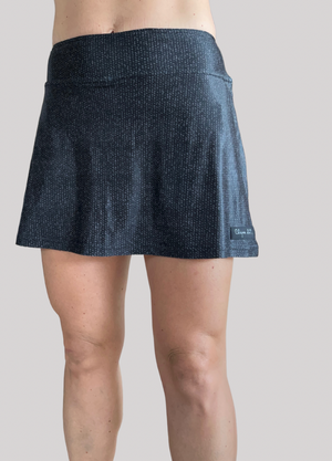 CHARCOAL DENIM COURT SKORT STOCK