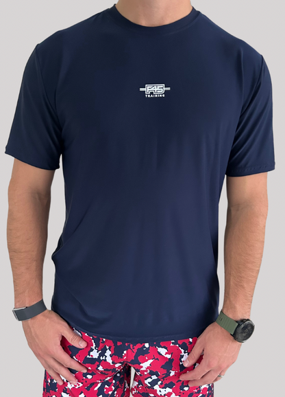 F45 TRAINING NAVY MENS TEE