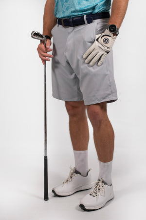 GREY GOLF SHORTS