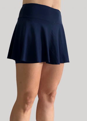 NAVY CIRCLE SKORT STOCK