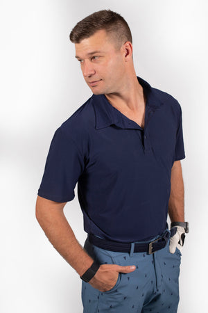 NAVY GOLF SHIRT