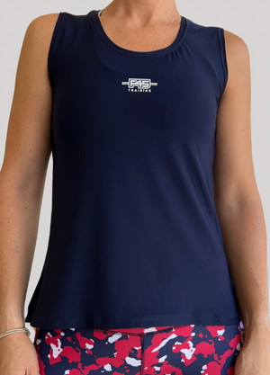 F45 TRAINING NAVY LADIES TANK