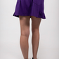 PURPLE PLEAT GOLF SKORT